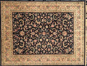 Mahal Indian Black Beige 9-1x11-10 | Manoukian Rugs™