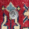 05518 Kazak Afghan Red White Blue 10-4x15-1 | Manoukian Rugs™ back