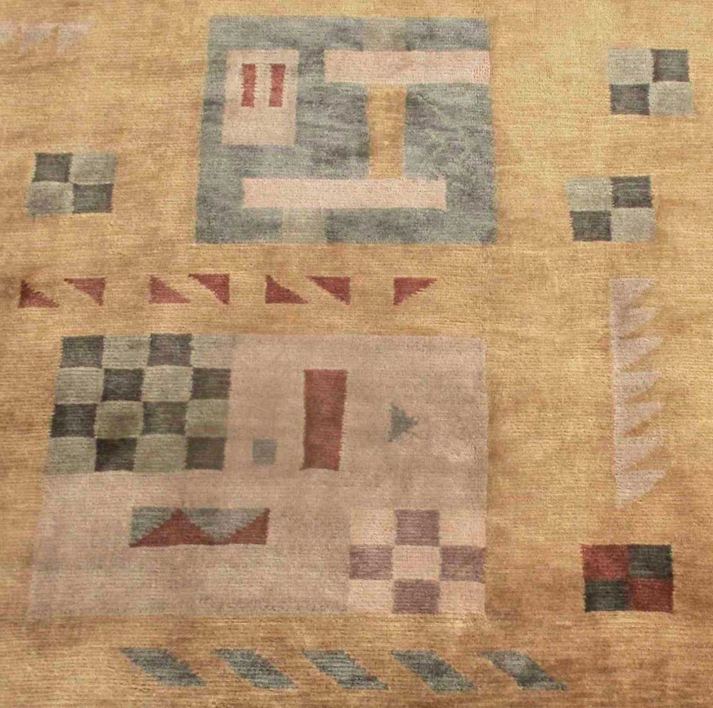 Gabbeh Indian Contemporary 8-2 x 9-7 cu