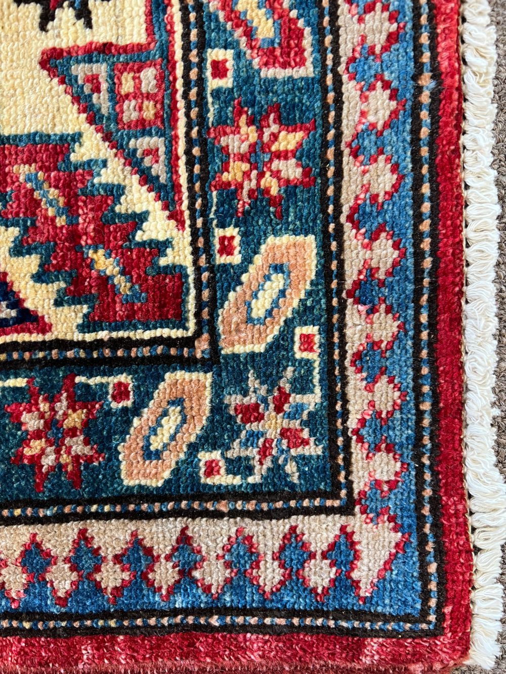 kazak afghan 4-10x6-3 corner | Manoukian Rugs™