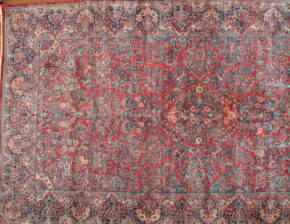 Sarouk, Antique, Persian (10' 1'' x 17' 4'')