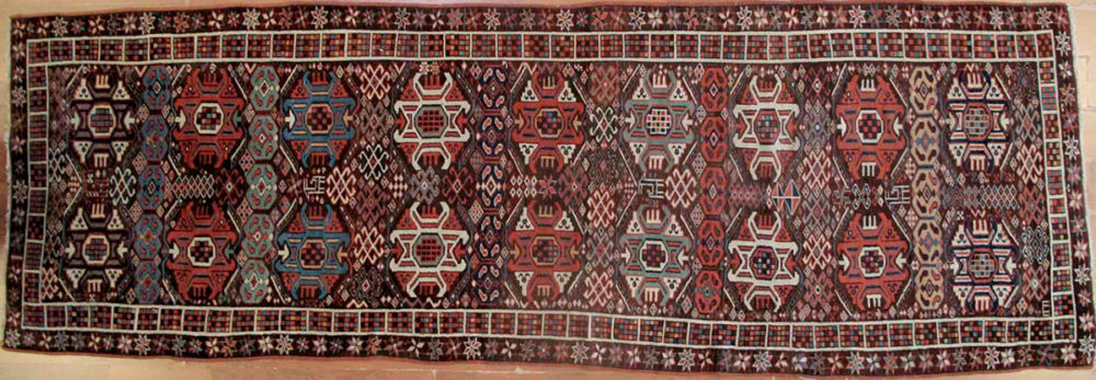 Kurdish, Antique (4' 7" x 13')