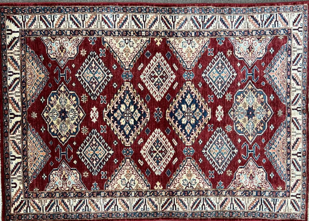 super kazak afghan 3-6x5-5 ws