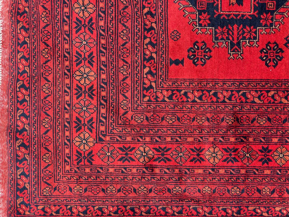 Afghan Red & Blue  10x12-9 | Manoukian Rugs™ - Image 3