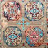 06670 ersari afghan brown blue red 2-9x14-4 cu