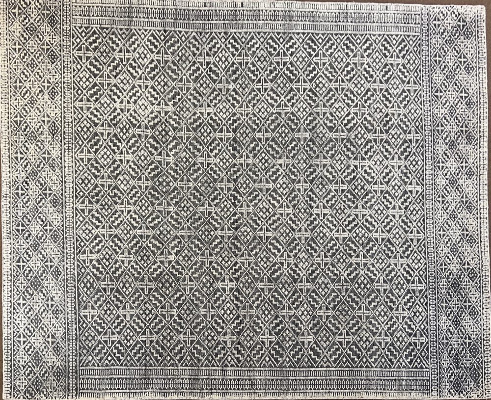 Contemporary Indian White Gray 8x10 | Manoukian Rugs™