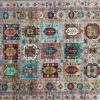 SS0130223T400 Tribal Pakistani Gray Blue Red 5-2x6-10 | Manoukian Rugs™