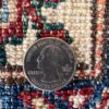 SS051722T265 Super Kazak Afghan Blue White Red 5-1x7 | Manoukian Rugs™